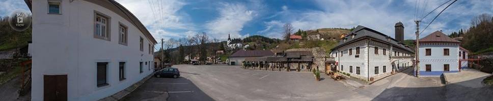 Špania Dolina - námesite s klopačkou