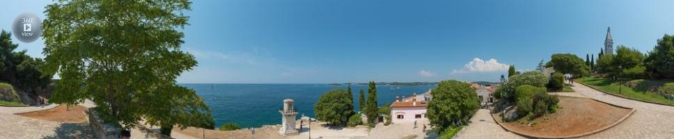 Pobrežie pod kostolom sv. Eufémie v Rovinj