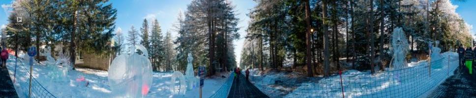 Ľadové sochy Hrebienok Tatry Ice Master 2018 - ľadové sochy Slovinsko