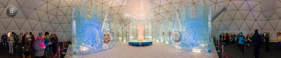 Tatranský dóm Hrebienok Tatry Ice Master 2018 - Bazilika Sagrada Familia