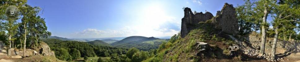 Hanigovský hrad - nádvorie