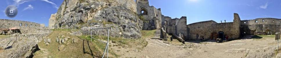Spišský hrad - románske predhradie