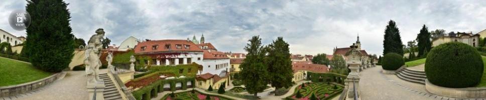 Vrtbovská záhrada v Prahe - horná terasa