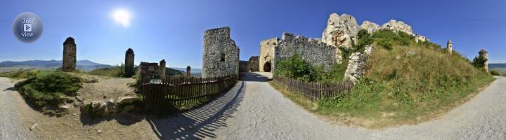 Spišský hrad - hlavná vstupná brána